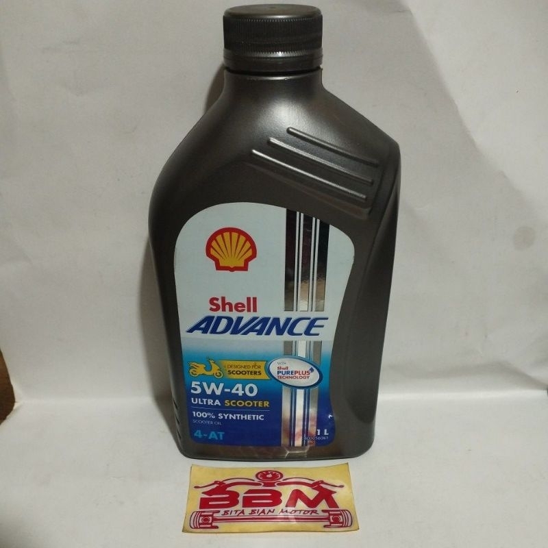 Shell Advance Oil Ultra Scooter Synthetic 5W-40 1Liter