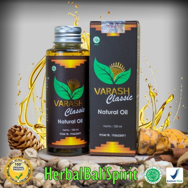 Minyak Varash Classic Natural Oil Original Bonus Tutup Botol Fliptop