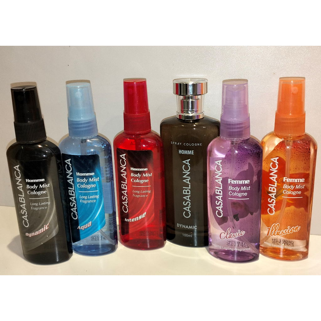 CASABLANCA PARFUM FOR GIRL & MEN (TERSEDIA BOTOL KACA DAN PLASTIK UKURAN 100ml)