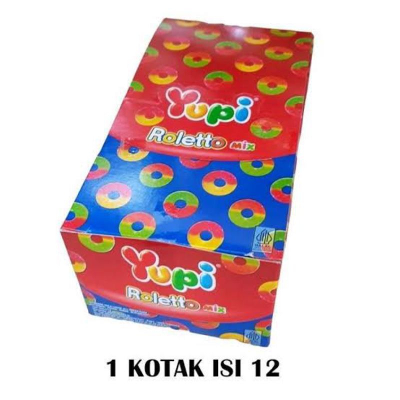 

Yupi Roletto Mix 1 Pak isi 12 Yupi Roletto