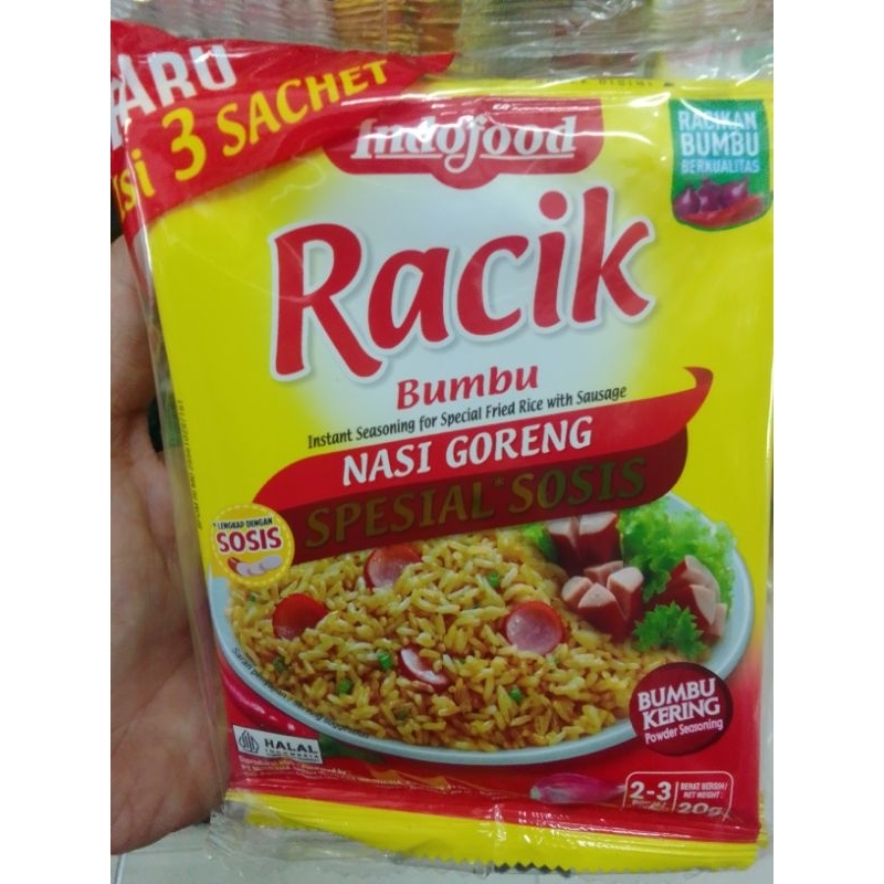 

Bumbu Racik Nasi Goreng Special Sosis paket isi 3