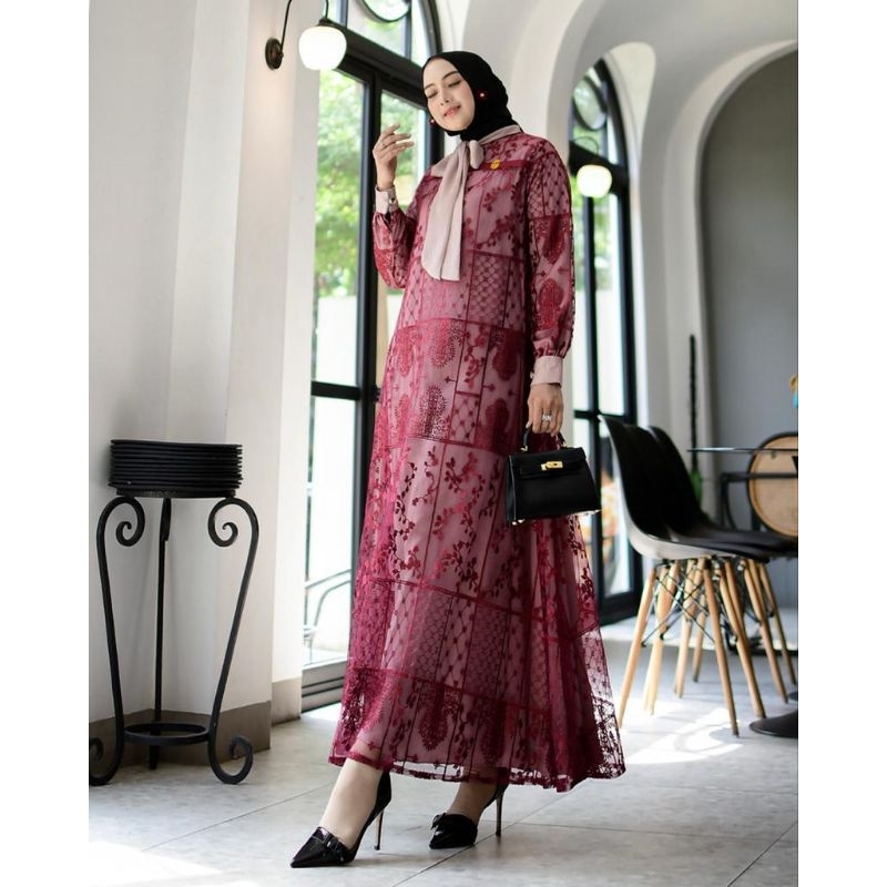 dress clarisa gavesha gown ORI aura hijab