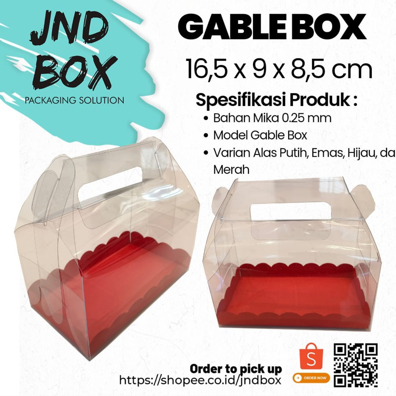 

Gablebox 16,5 x 9 x 8,5 cm (Min Order 2 Pcs)