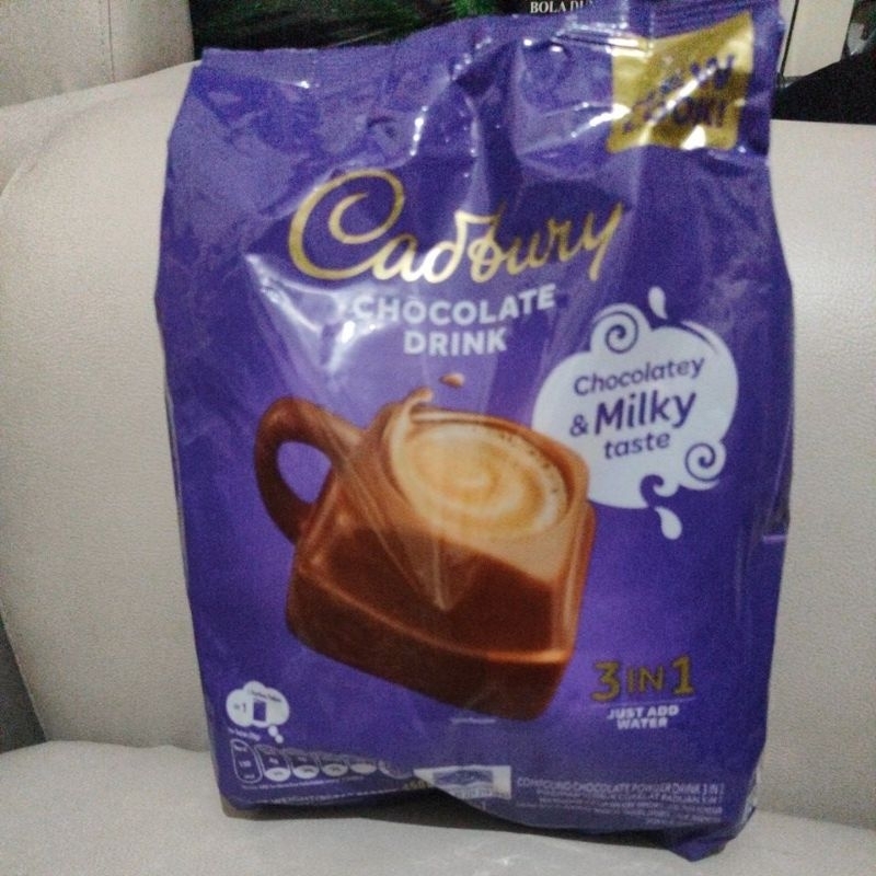 

CADBURY CHOCOLATE DRINK MINUMAN SERBUK COKLAT CADBURY 3IN1