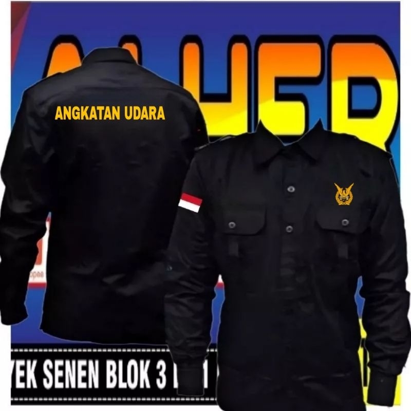 Big size kemeja TNI AU baju TNI AU Pdh TNI AU Pdl TNI AU seragam TNI AU baju kerja TNI AU seragam ke