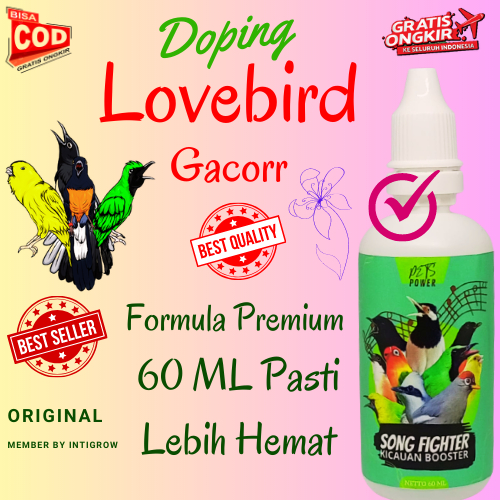 Doping Love Bird 60 ML / Doping Lovebird Konslet / Doping Lovebird Konslet Instan / Doping Lovebird 
