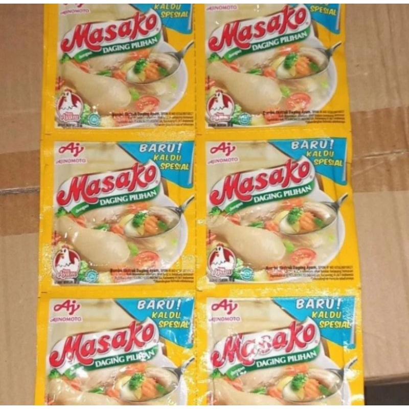 

penyedap rasa masako renceng 12 sachet ayam sapi