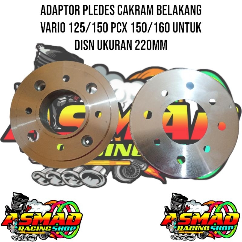 ADAPTOR DISN TROMOL BELAKANG PCX 150 160 PEMANIS TROMOL BELAKANG PCX 150 160 PIRINGAN TROMOL