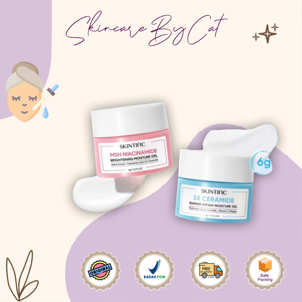 SKINTIFIC MINI - SKINTIFIC 5X Ceramide & MSH Niacinamide Moisturizer Size Mini 6gr
