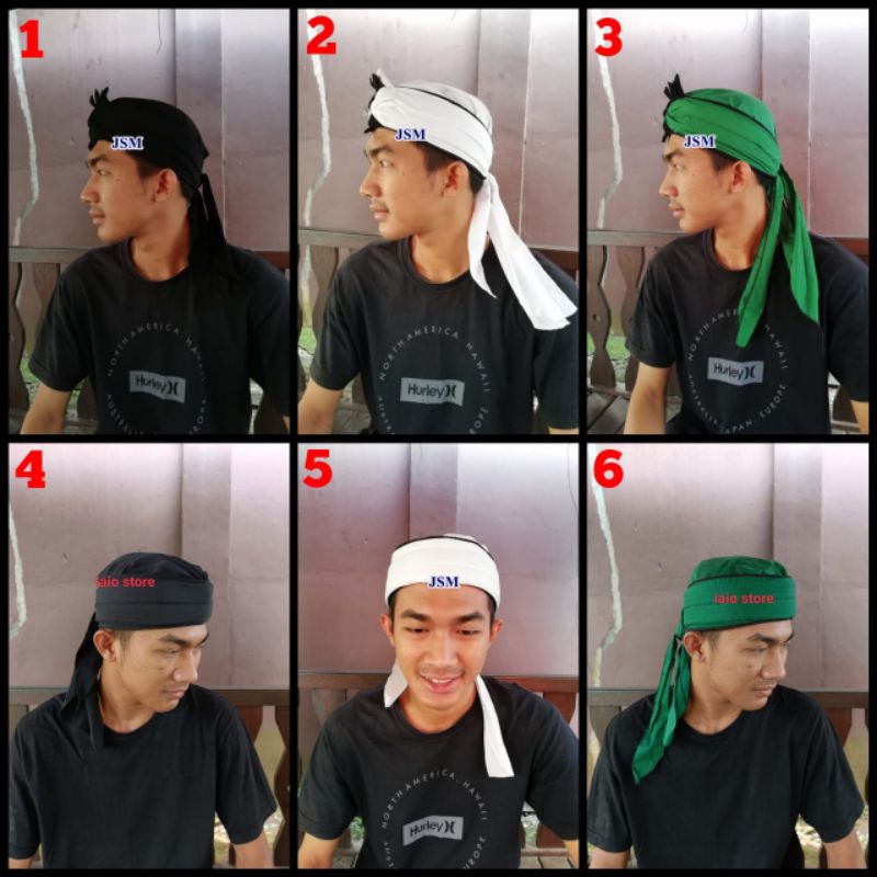 Iket Blangkon Udeng Sunda Totopong Motif Polos