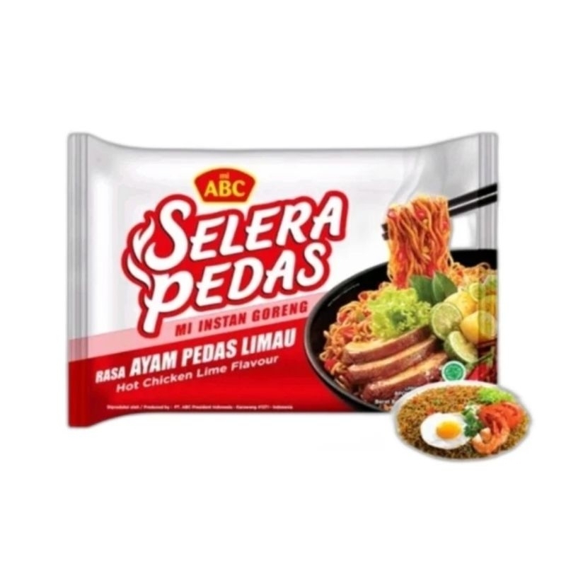 

Mie Instan ABC Rasa Goreng Ayam Pedas Limau 85 gr