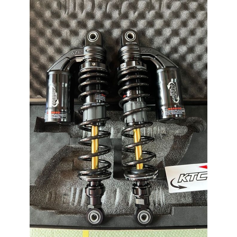 SHOCK BREAKER KTC RACING TIPE NEW ONYX 2023 UKURAN 320MM BLACK AS GOLD