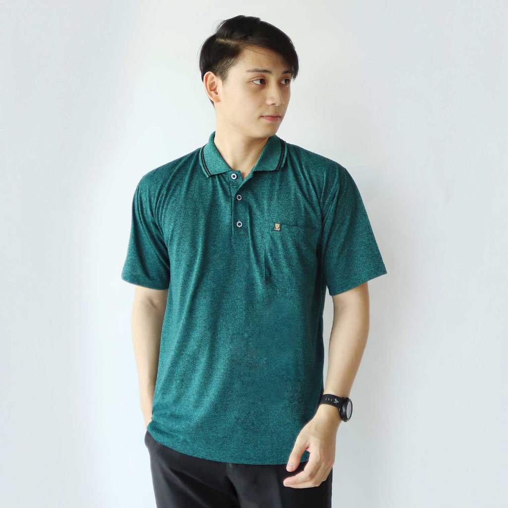 Kaospolos - Kaos kerah pria dewasa saku korea twist | kaos pria berkerah saku lengan pendek