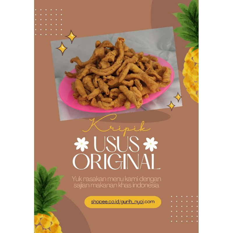 

KRIPIK USUS ORIGINAL DAUN JERUK