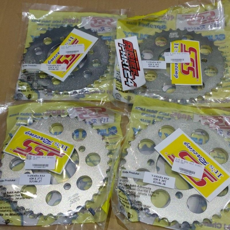 gir Gear belakang sss 428 Yamaha ukuran 35.36.37.38, RX-King fiz Jupiter Vega sss