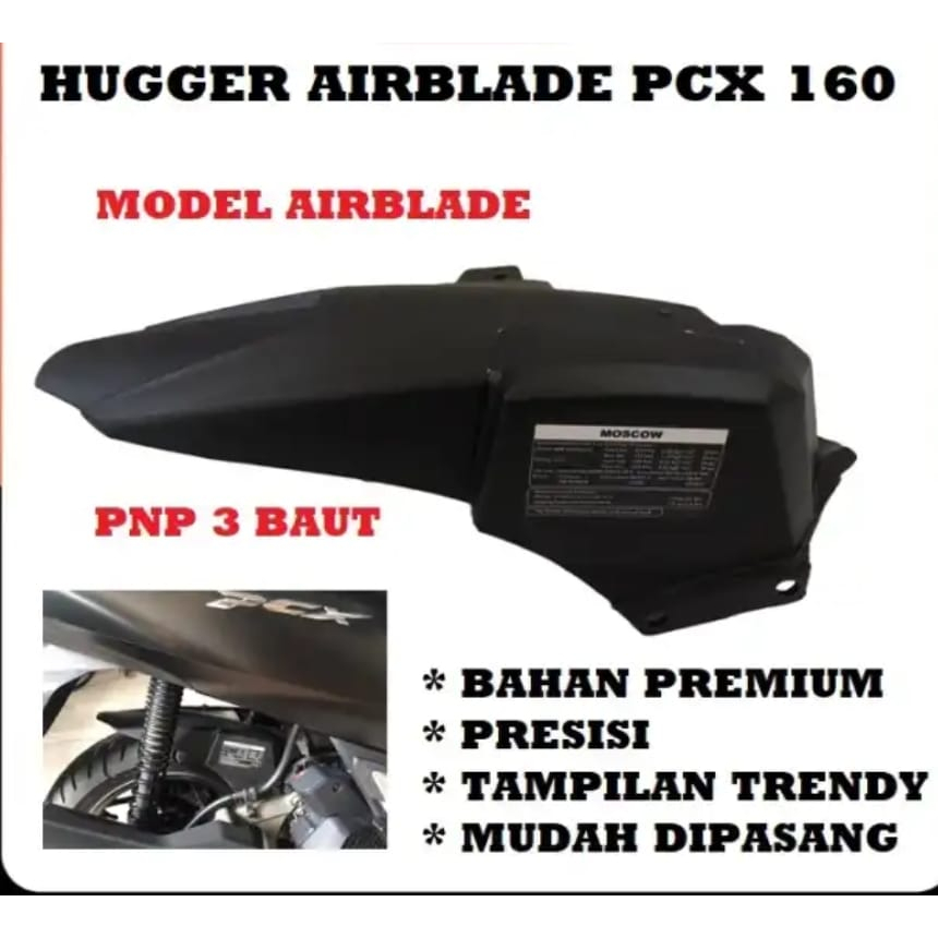 HUGGER SPAKBOR KOLONG PCX 160 HUGER AIRBLADE PCX160 HAGER AIR BLADE VIETNAM PCX 160 HUNGER HUNGGER H