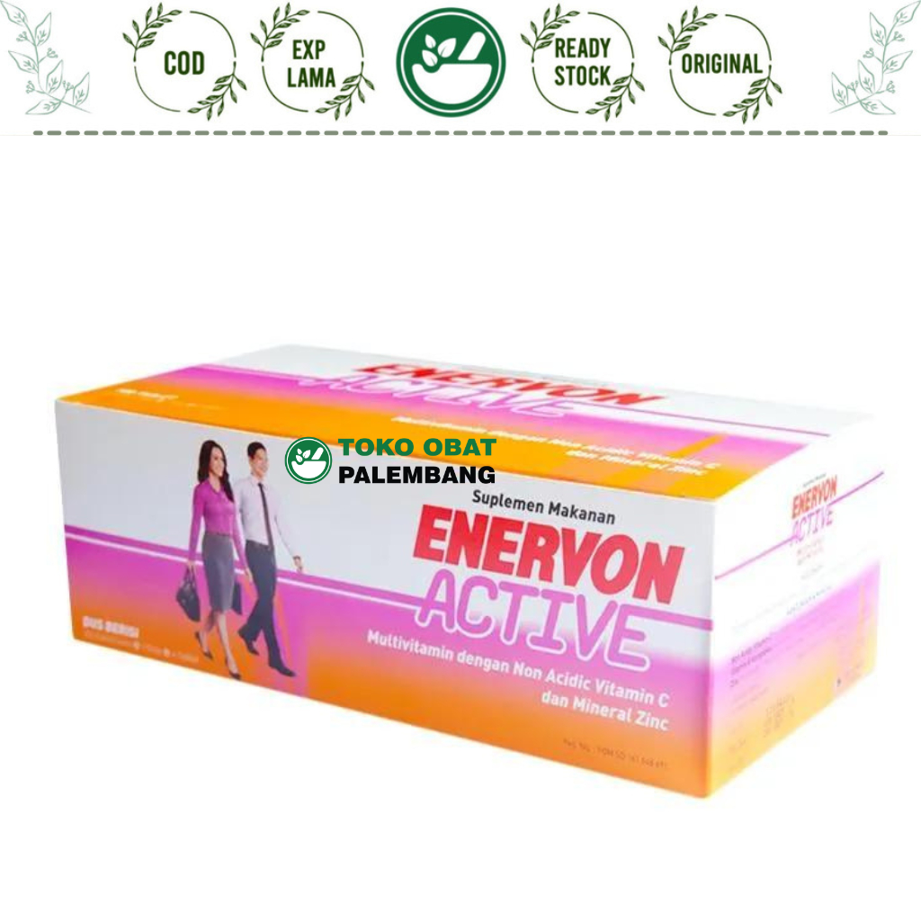 1 BOX ENERVON ACTIVE STRIP ISI 25 ENERVON C ACTIVE 100 TABLET VITAMIN