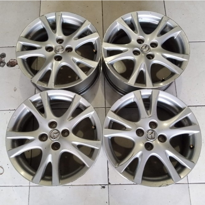 Velg Bekas Mobil Mazda 2 Ring 16 Pcd 4x100 Velg Ori Copotan Mobil Mazda 2