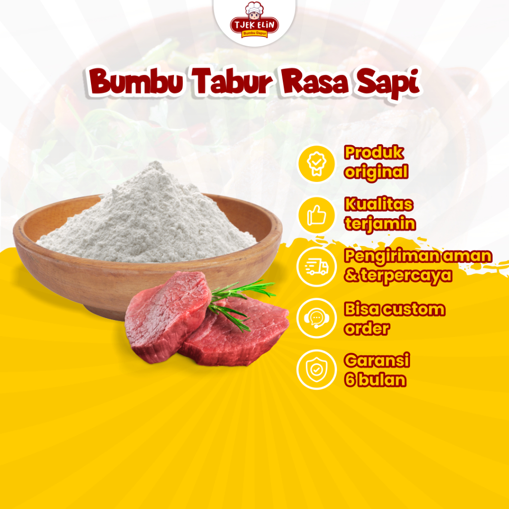 

Bumbu Tabur Sapi Bubuk Seasoning Powder Aneka Rasa Serbaguna Murah Halal