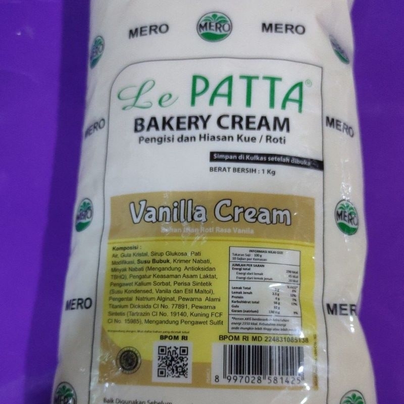 

SELAI VANILA CREAM 1 KG