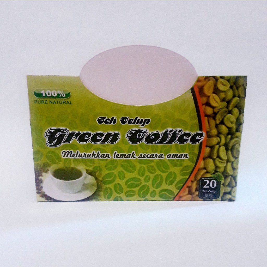 Teh Celup GREEN COFFEE Meluruhkan Lemak Secara Aman