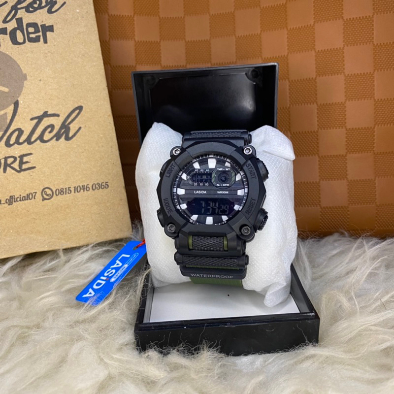 Jam tangan pria / jam tangan army / jam tangan lasida