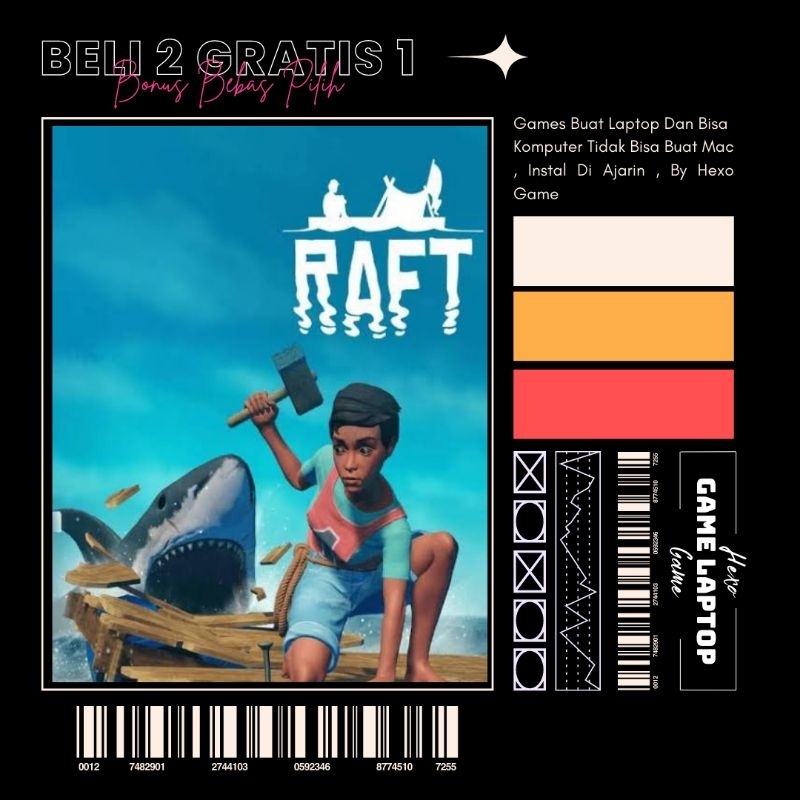 RAFT - LAPTOP GAME - PC GAME - LINK DOWNLOAD