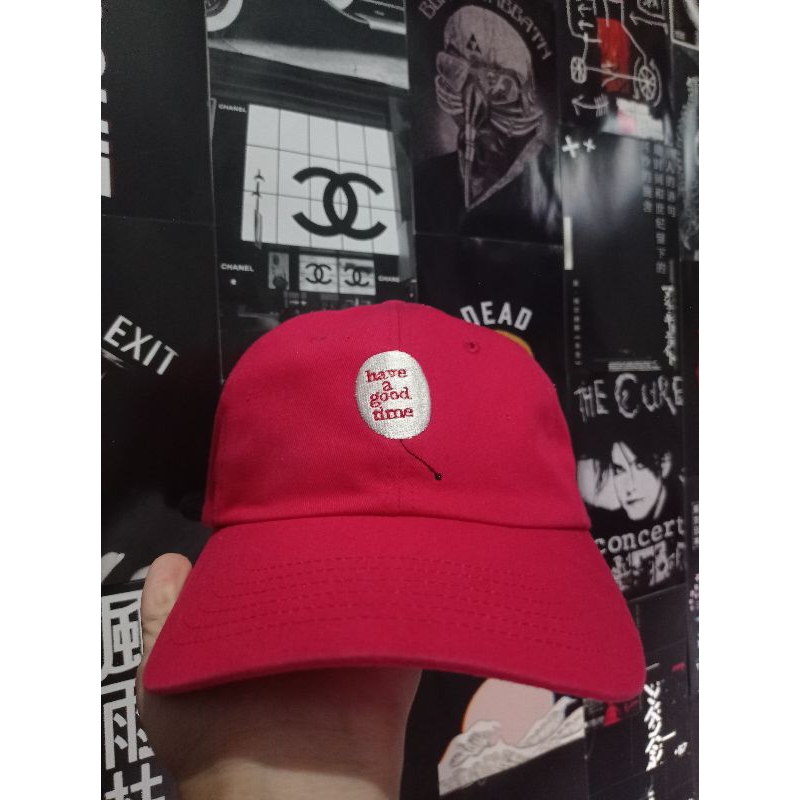 HAVE A GOOD TIME BALLOON CAP RED