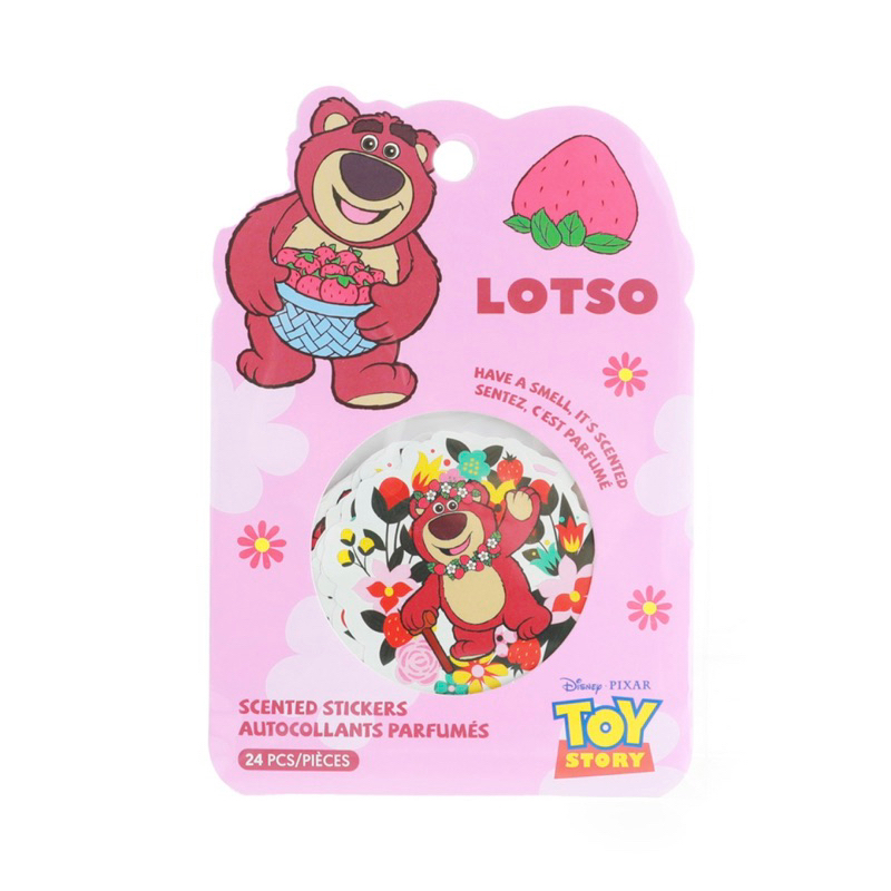 

LOTSO COLLECTION STRAWBERRY SCENT STICKERS PACK 24pcs MINISO STICKER