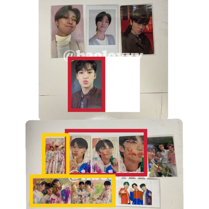 OFFICIAL PHOTOCARD PC SEVENTEEN SVT MINGYU DK DIKEY THE8 97LINE INCOMPLATE POLAROID CIMUMU HORANGHAE