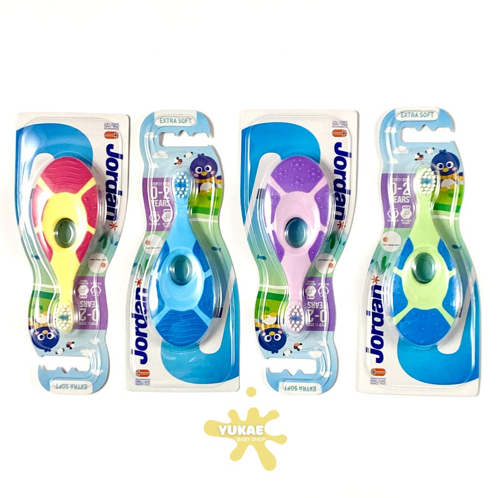Jordan toothbrush step 1 usia 0-2 tahun - sikat gigi bayi