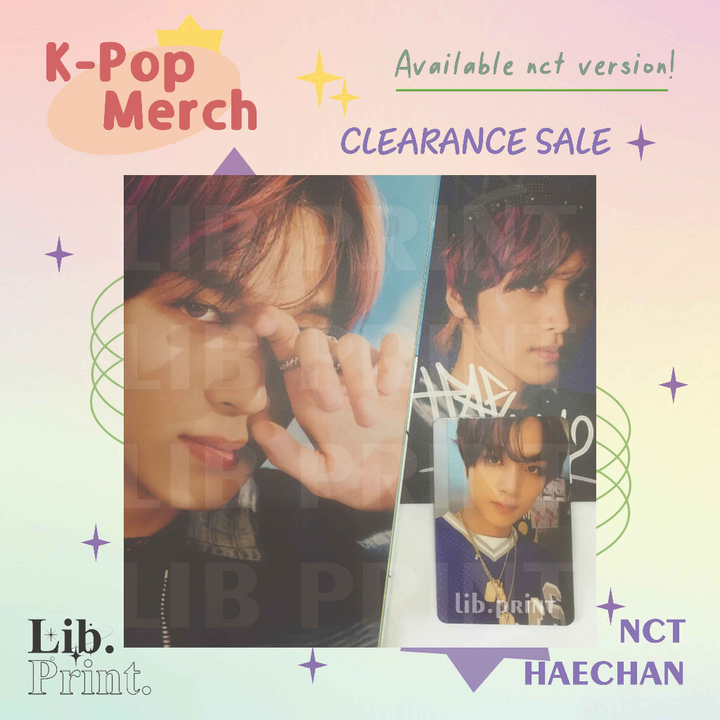 OFFICIAL PHOTOCARD HAECHAN NCT DREAM BEATBOX YOUNG STAR VER