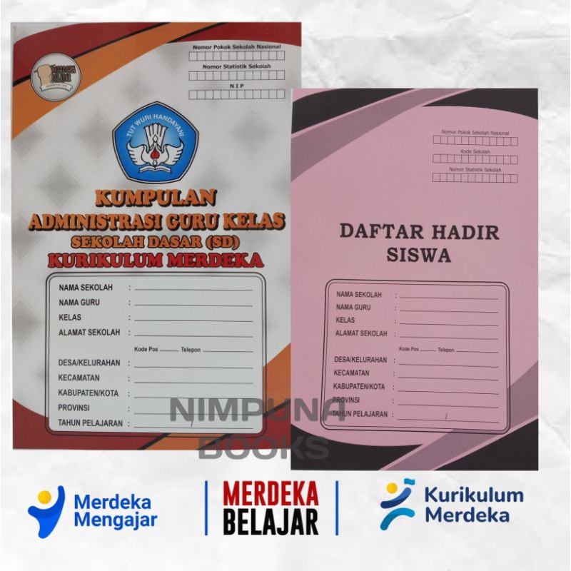 

BUKU KUMPULAN ADMINISTRASI GURU KELAS SD KURIKULUM MERDEKA