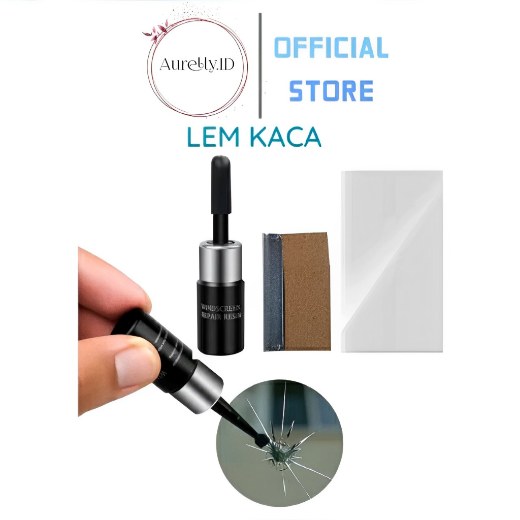 Aurelly [ANTI RETAK] LEM AJAIB CAIRAN PENGHILANG RETAK KACA MOBIL LAYAR HP DLL AMPUH TERBAIK LEM KAC