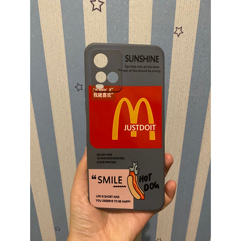 Soft case vivo y21 mulus like new