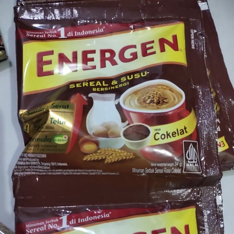 

energen coklat sereal dan susu 10 shaset