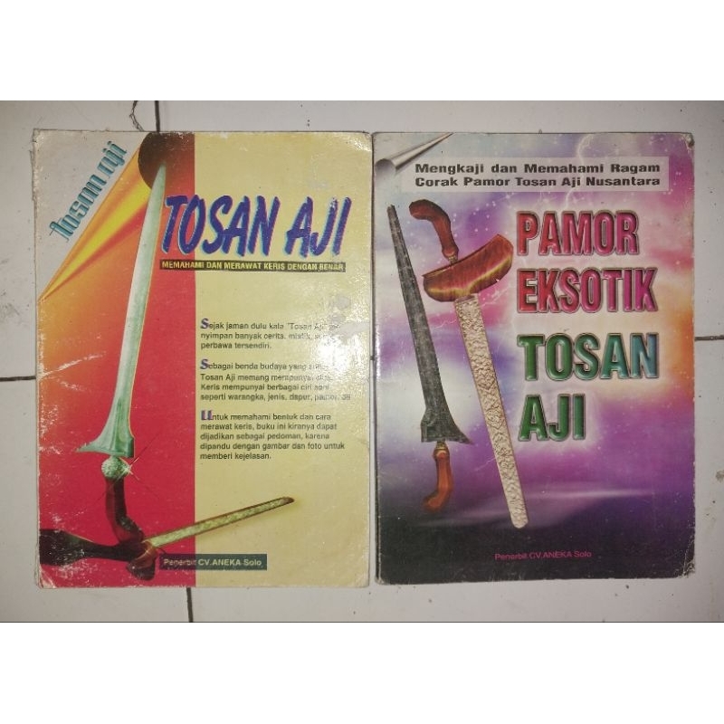 Buku Tosan Aji dan Pamor Eksotik Tosan Aji Original