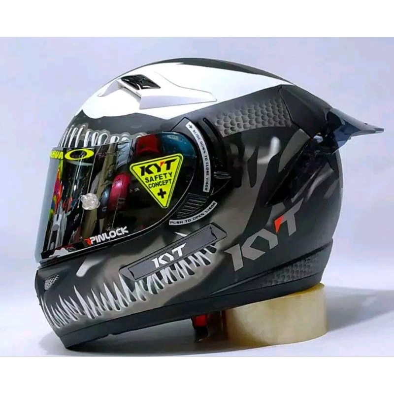 HELM KYT K2 RIDER VENOM PAKET GANTENG