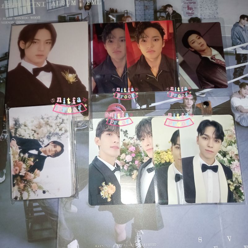 Album Seventeen FML Carat Carver Cover Mingyu Booklet Set Bundle