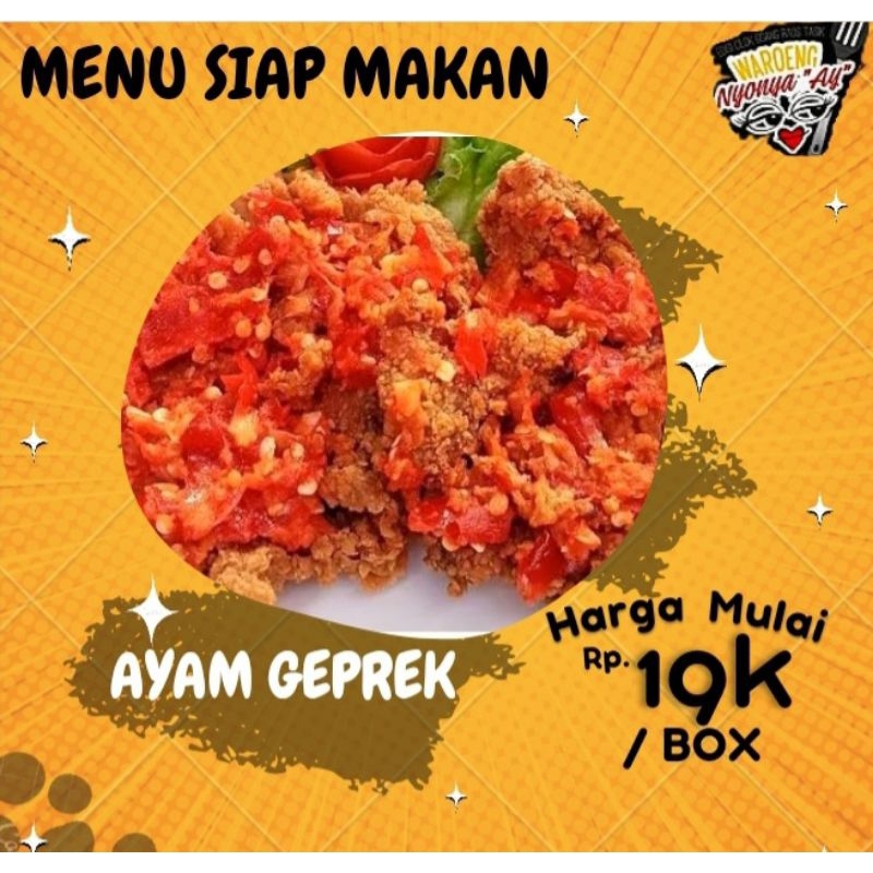 

Ayam Geprek 1 box isi 2