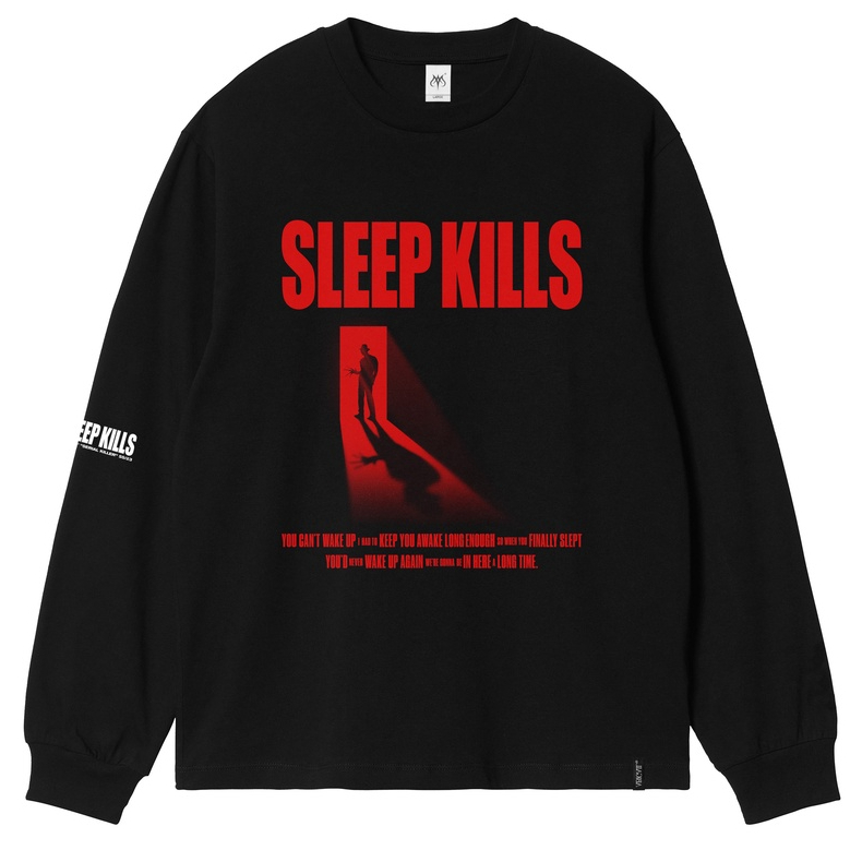 Abigail Clothing - '' FREDDY BLACK '' - Longsleeve T-Shirt