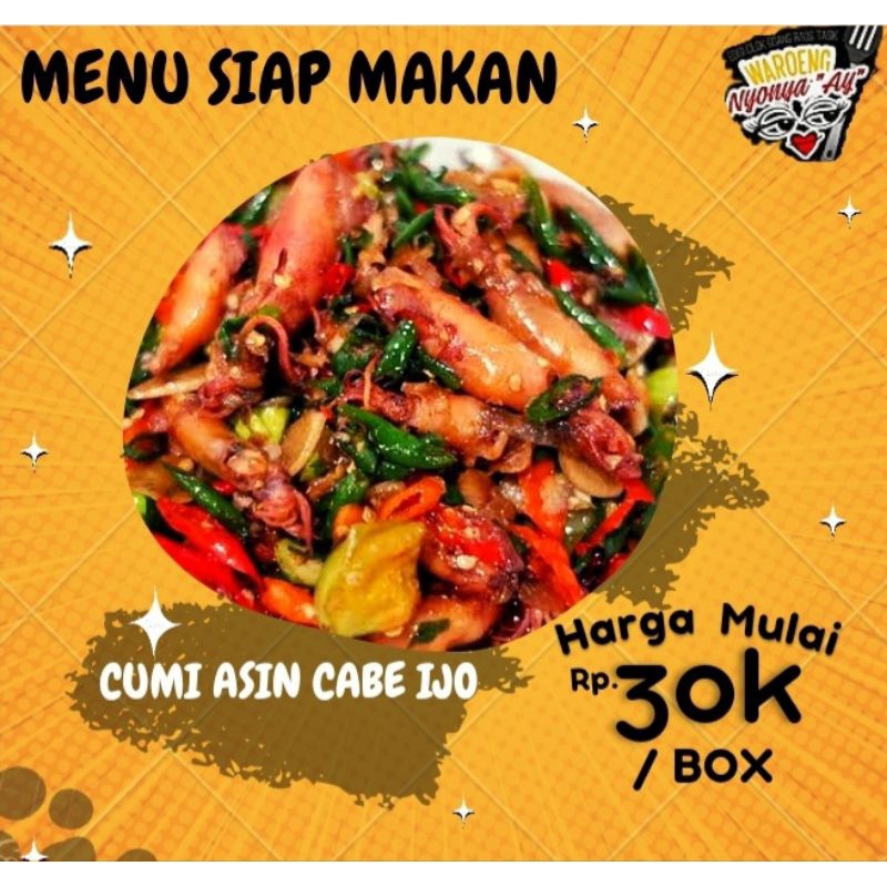 

Cumi asin cabe ijo- WaroengNyonyaAy