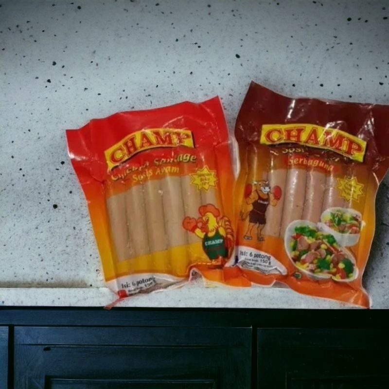 

RN_Frozen - CHAMP Sosis Ayam 6 potong lezat Ready