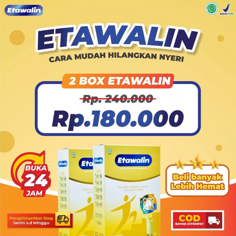 

Etawalin Susu Etawa Herbal Asam Urat 3 Box