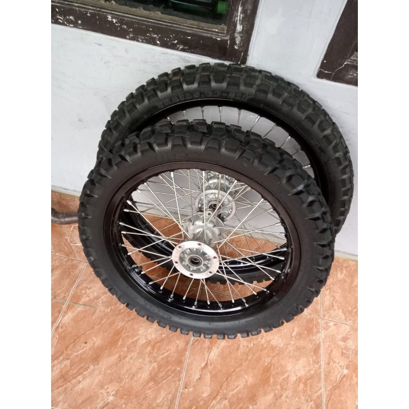 VELG SET BAN SET RODA SET ORI COPOTAN KLX BF SE ring 18 21