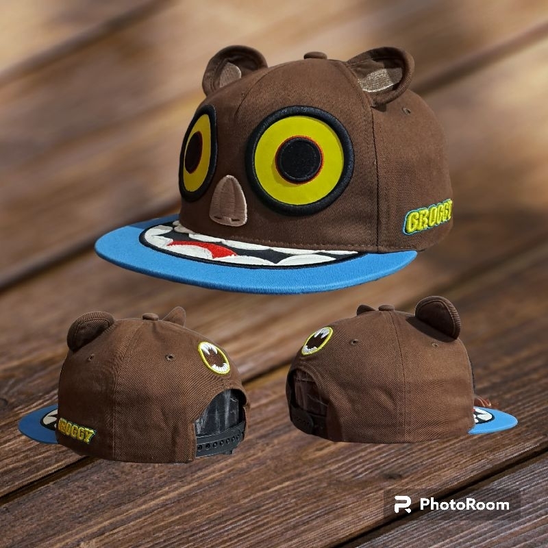 Topi snapback Dewasa karakter Groggy dari elstinko