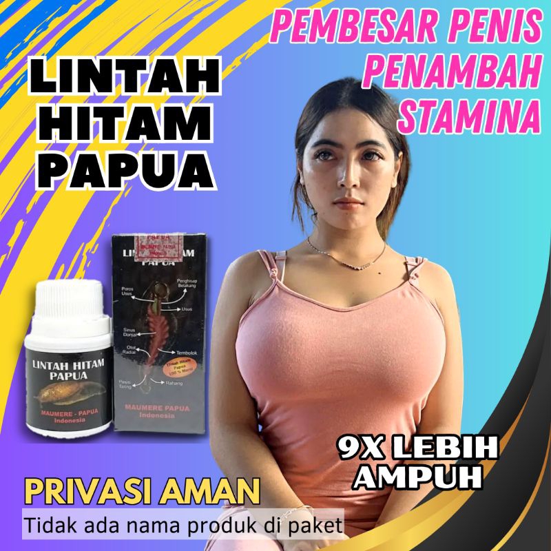 (privasi aman)minyak lintah hitam papua asli 100% original-obat pembesar mr.p permanen