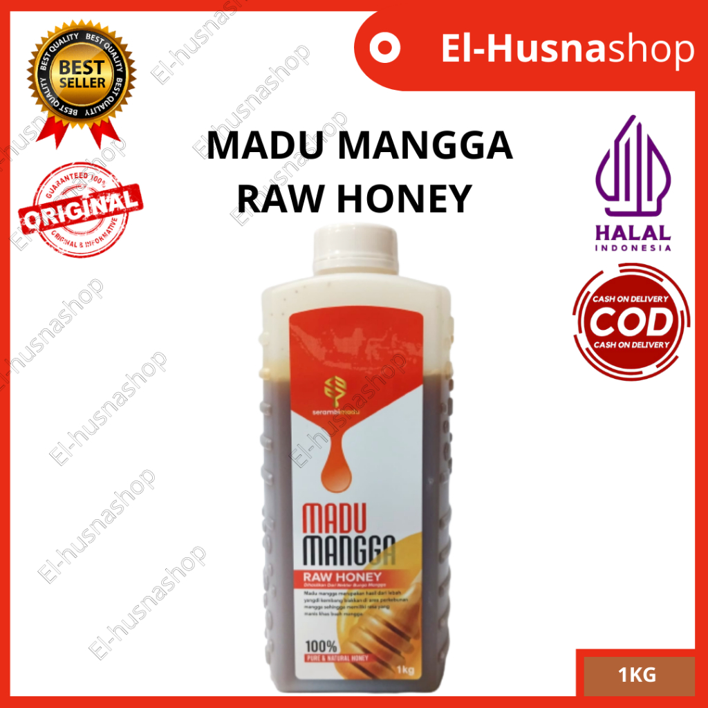 

Madu Mangga 1kg Raw Honey Dihasilkan Dari Nektar Bunga Mangga Pure & Natural Honey Madu Asli Original