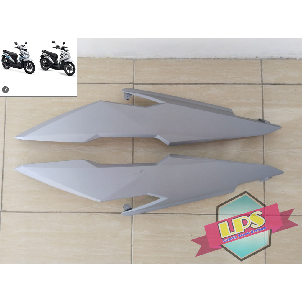 Body Samping Beat ECO / BEAT STREET / BEAT FI ESP 2017-2019 Warna Abu-Abu/Silver Termurah