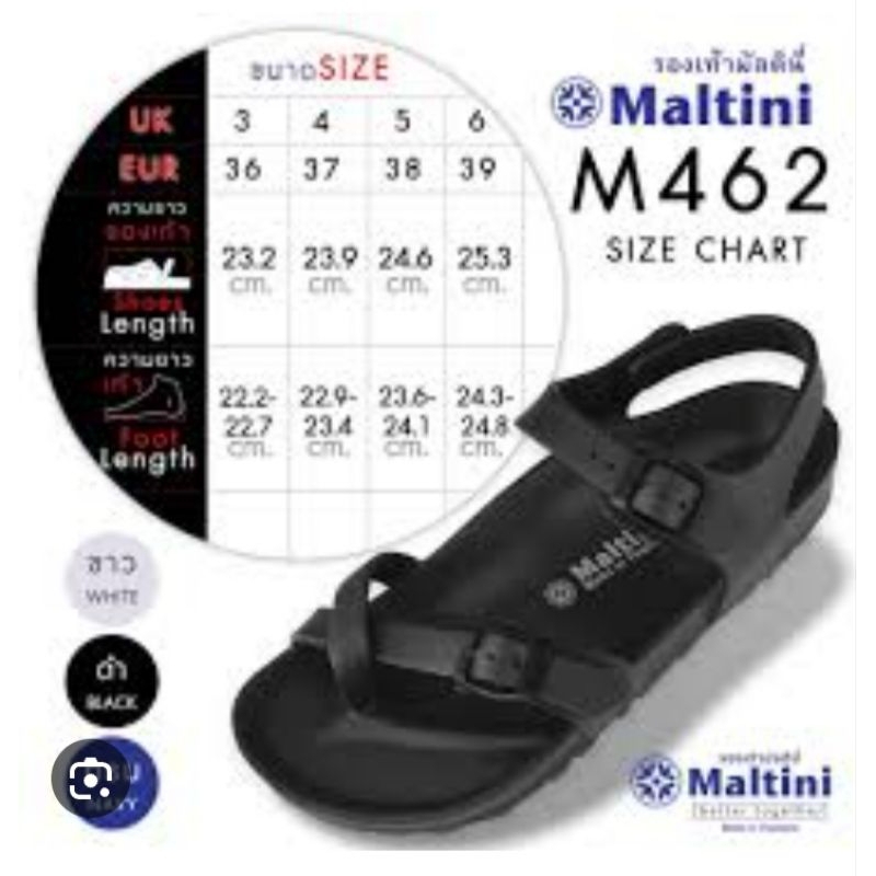 Sandal Maltini M462 red Apple Backstrap Ori thailand